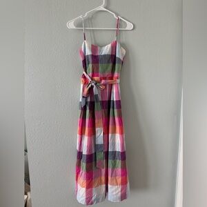 Kate Spade X Target Multicolor Checkered Midi Dress